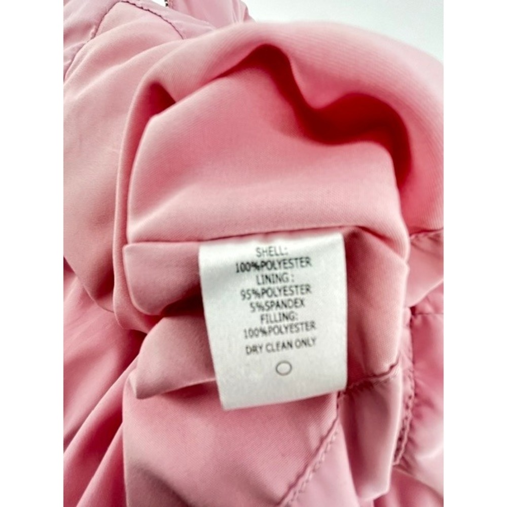 Altar'd State Pink Cropped Puffer Vest Sleeveless Jacket Size L - Picture 6 of 8